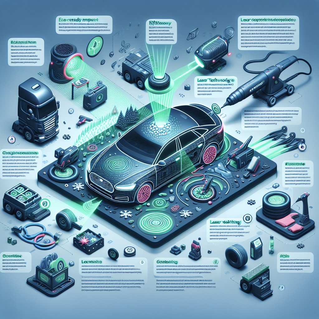 Laser cleaning for removing contaminants from automotive surfaces