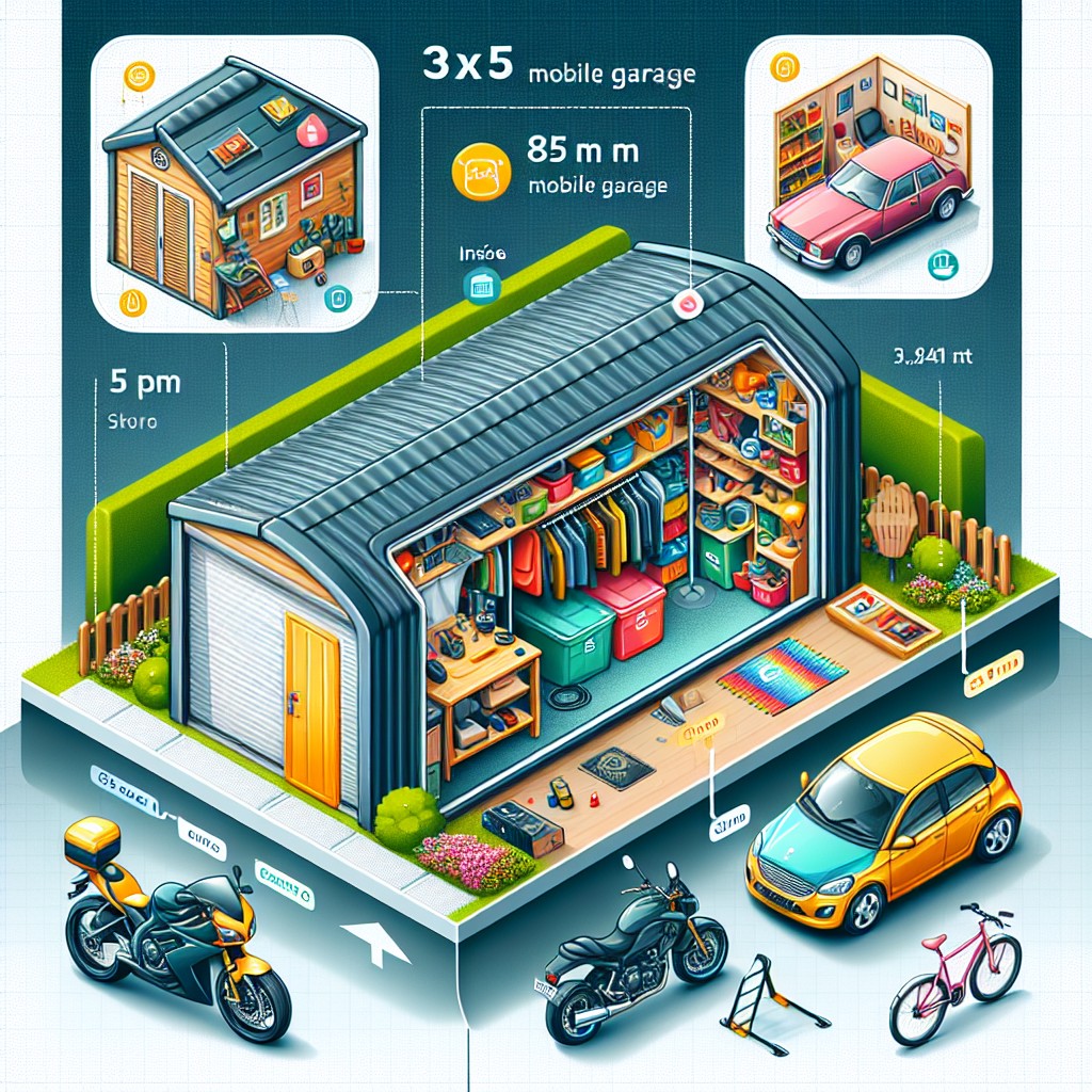 A 3x5 mobilgarázs használata lovardának